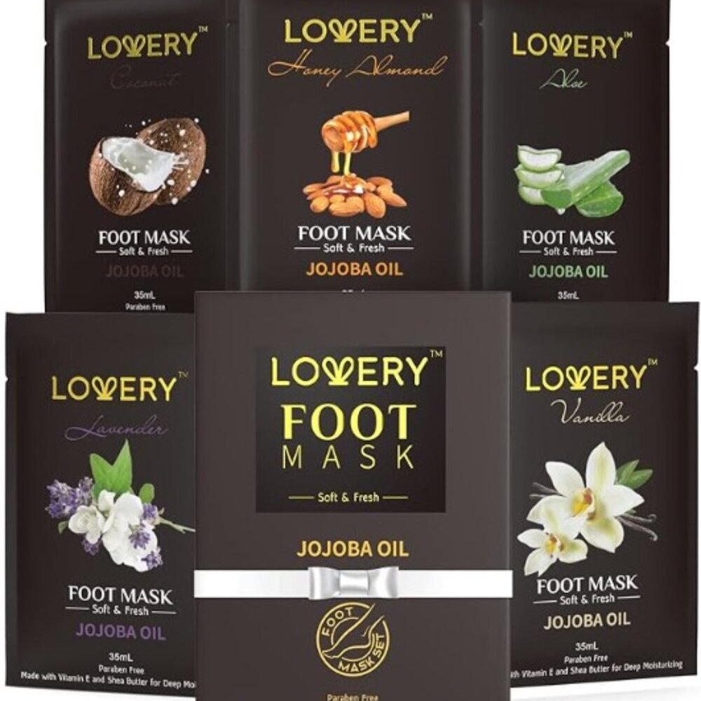 Deep Conditioning Foot Masks - 5pc, Exfoliating Foot Peels